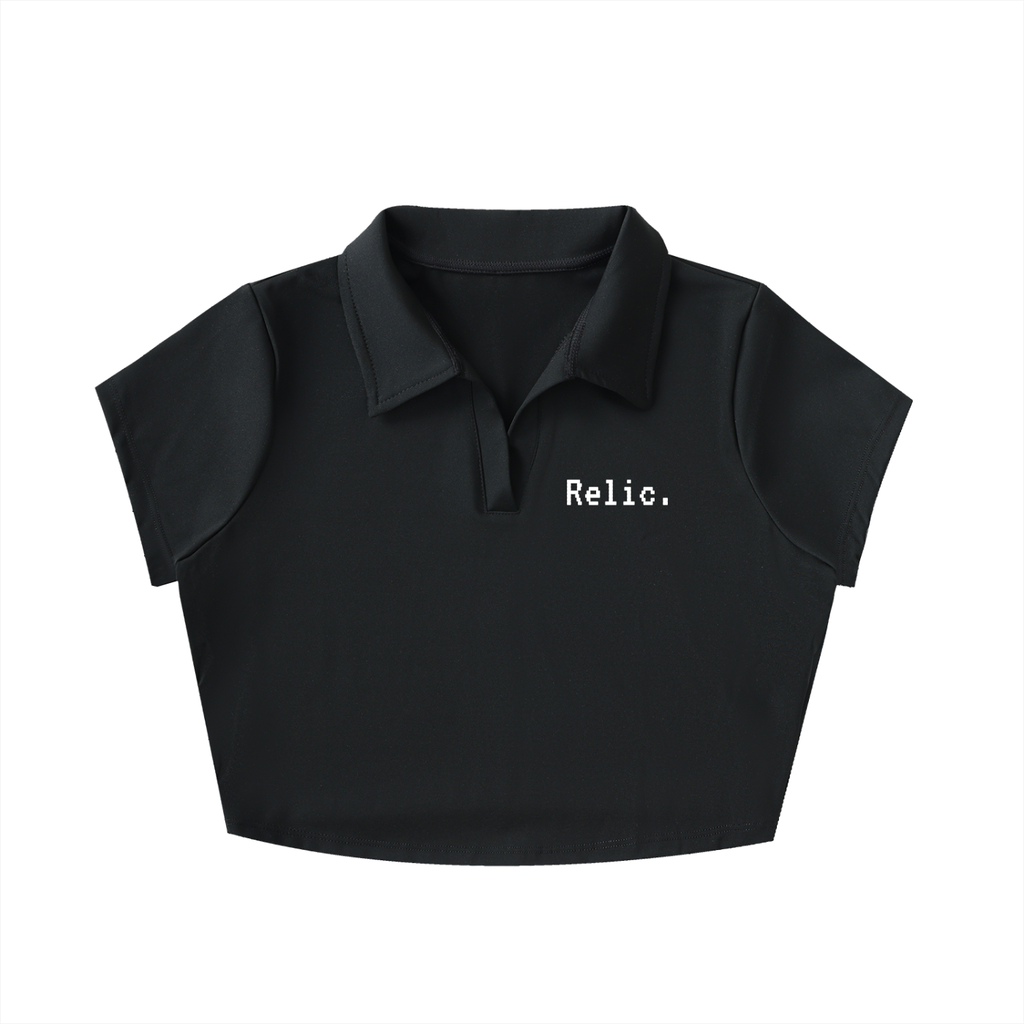 Relic. Collar Crop Top