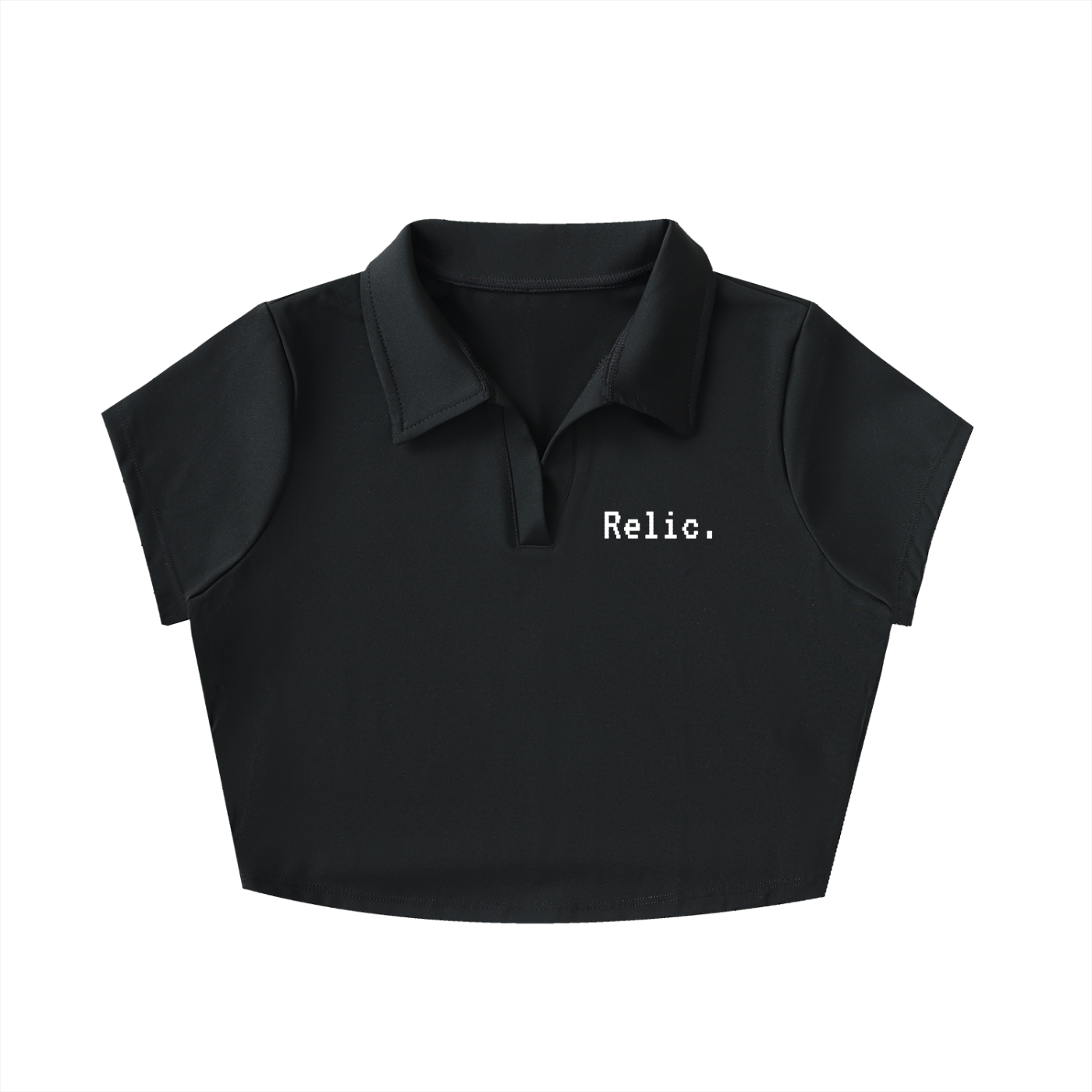 Relic. Collar Crop Top