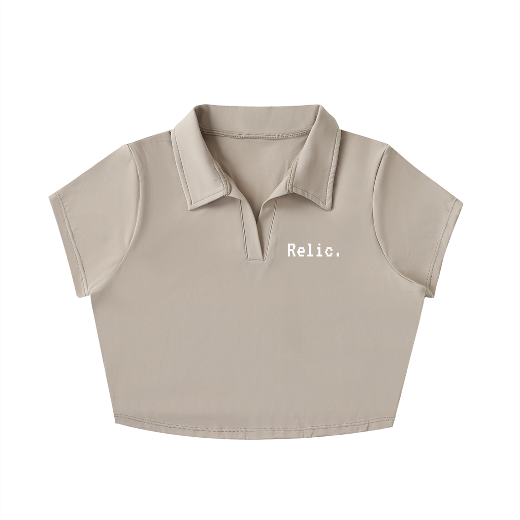 Relic. Collar Crop Top